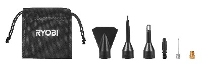 Gonfleur Ryobi One+ embouts